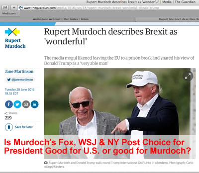 rupert murdoch election tampering