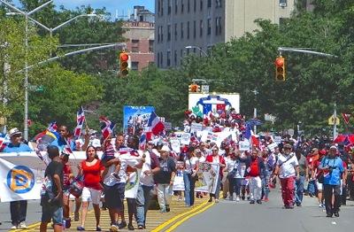 bronx dominican day parade bronx dominicans claremont village neighborhood bronx nyc