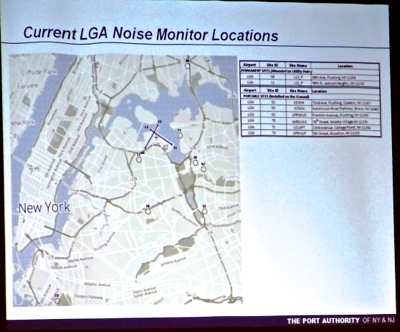 laguardia airport airplane noise monitors mobile