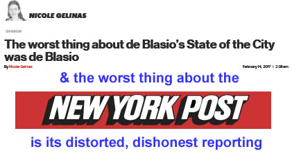ny post is a propaganda rag attacking mayor de blasio